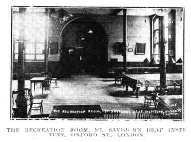 Image of the lecture room underneath the st saviour's sanctuary